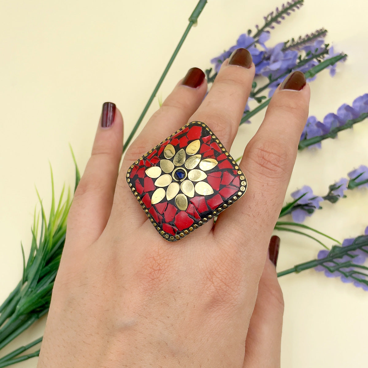 Afghani Adjustable Large Ring