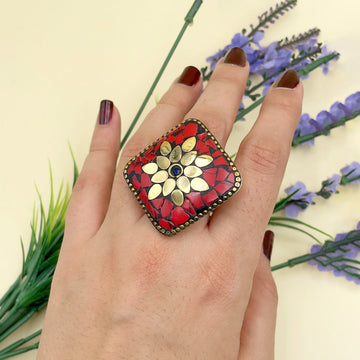 Afghani Adjustable Large Ring