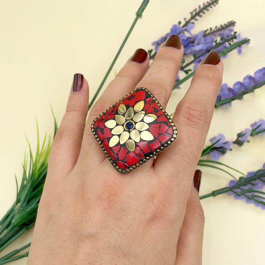 Afghani Adjustable Large Ring