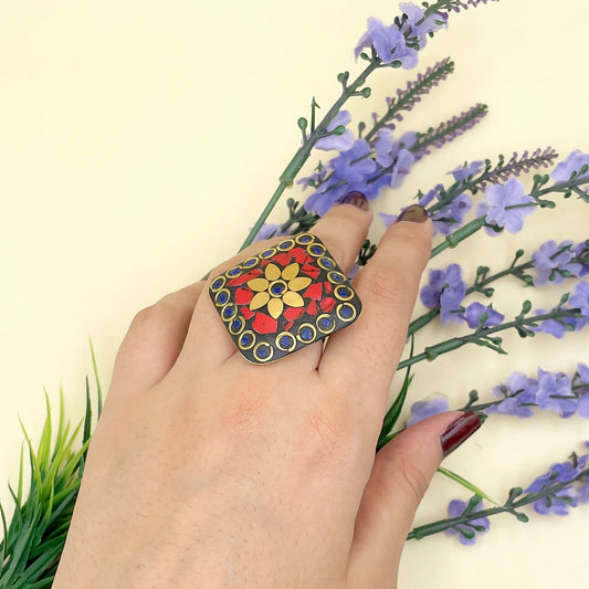 Afghani Adjustable Large Ring