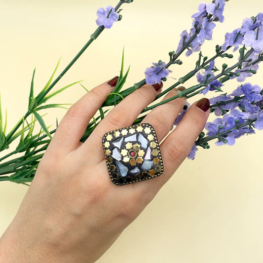 Afghani Adjustable Large Ring