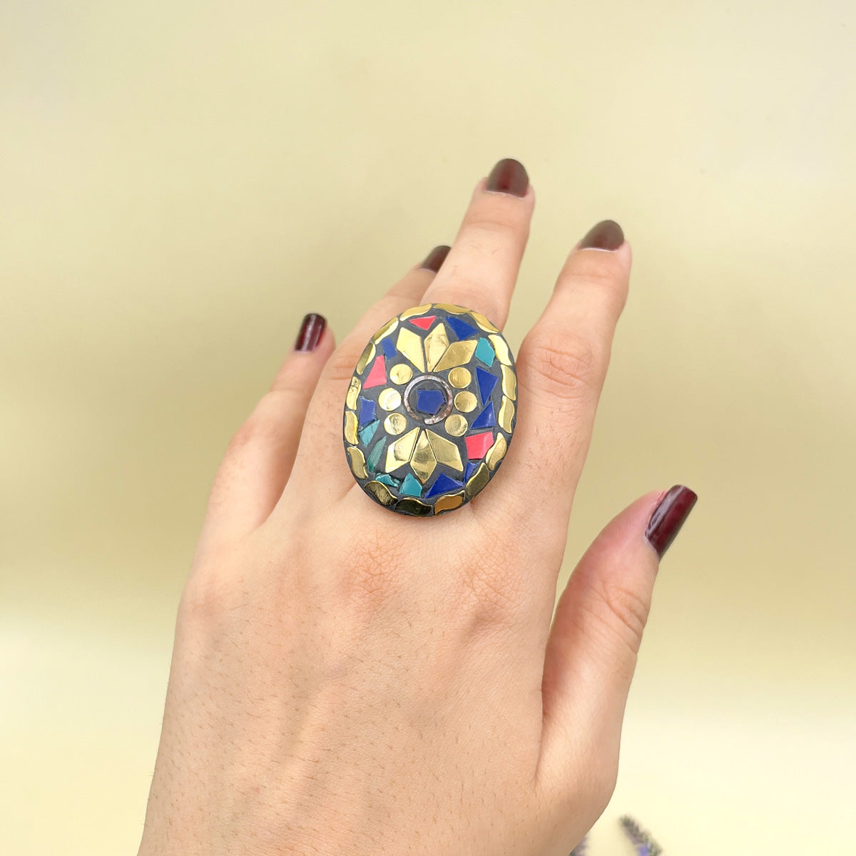 Afghani Adjustable Large Ring