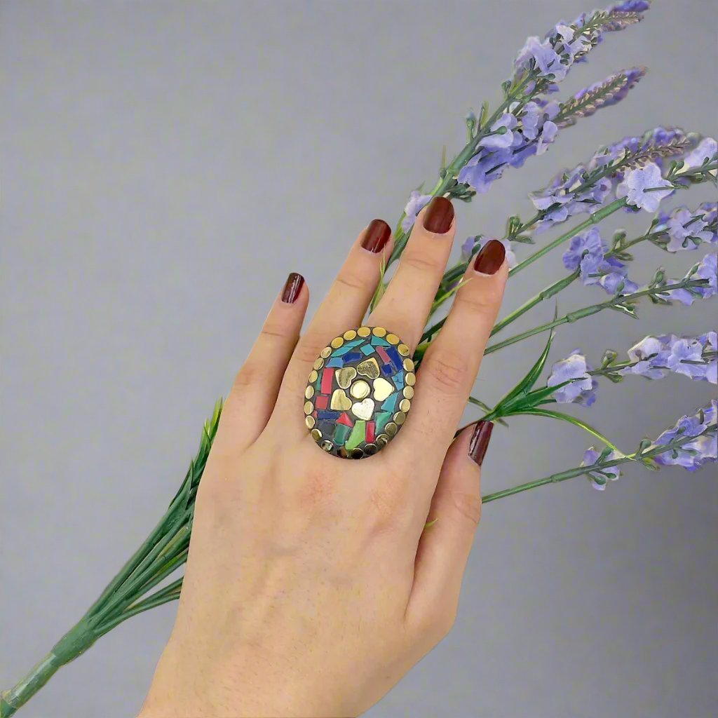 Afghani Adjustable Large Ring