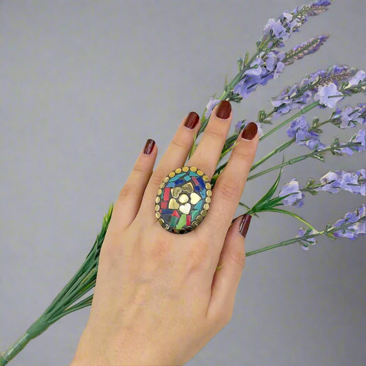 Afghani Adjustable Large Ring