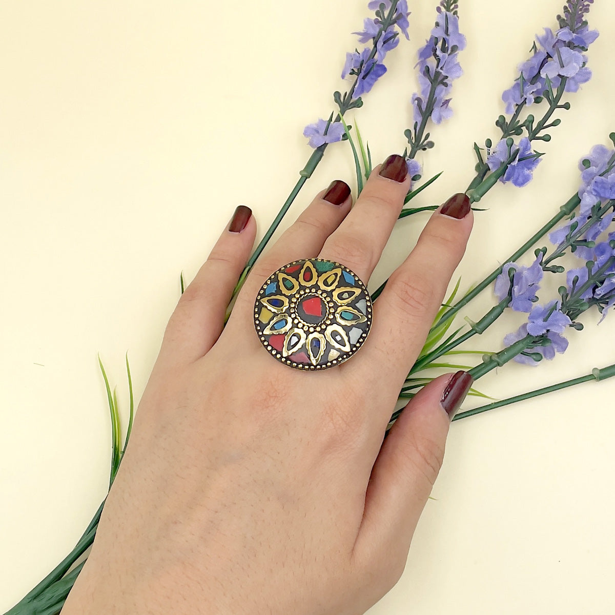 Afghani Adjustable Large Ring