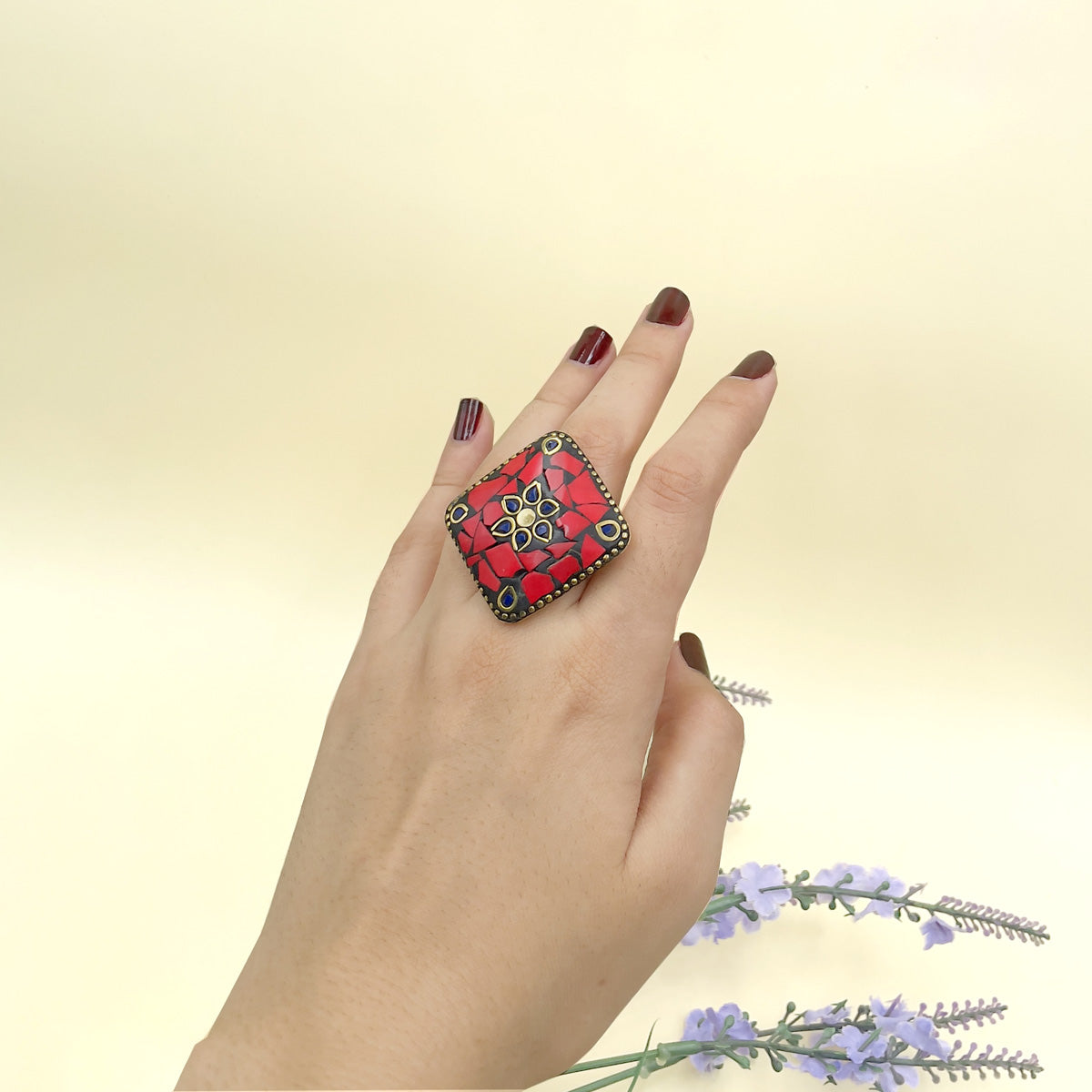 Afghani Adjustable Large Ring