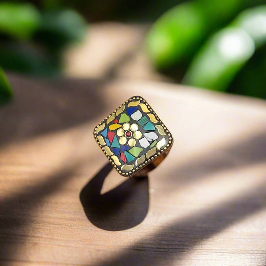 Afghani Adjustable Large Ring