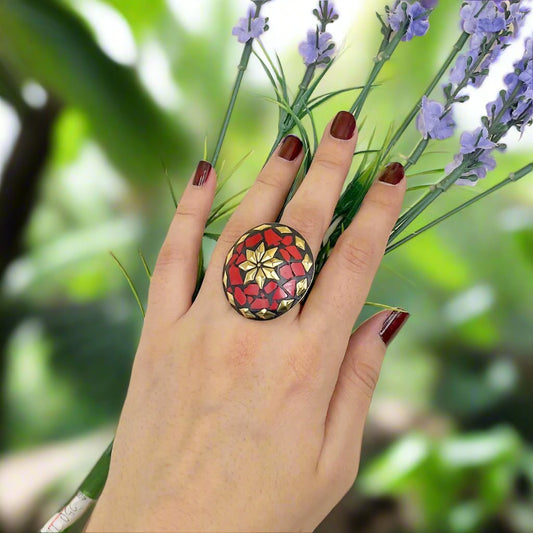 Afghani Adjustable Large Ring