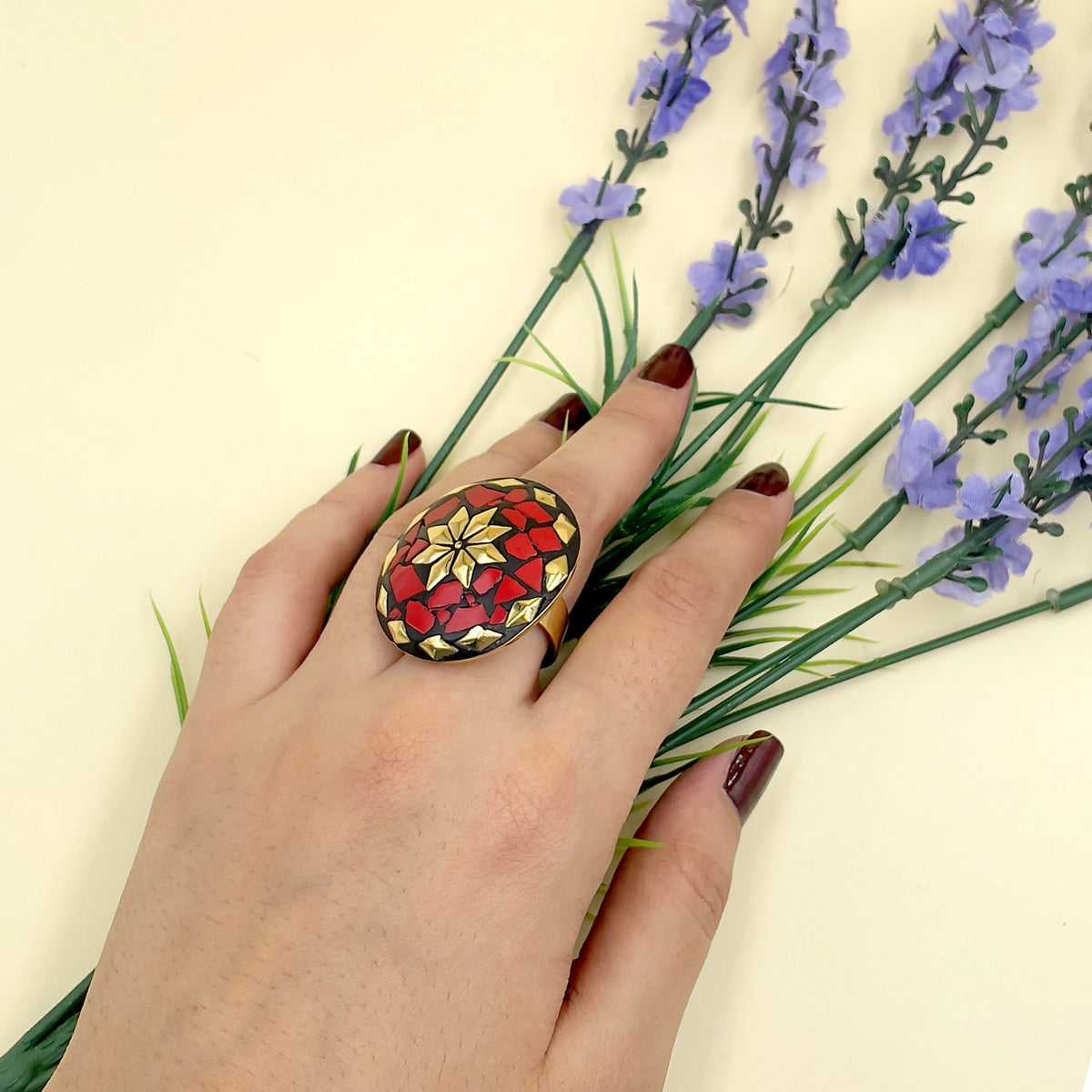 Afghani Adjustable Large Ring