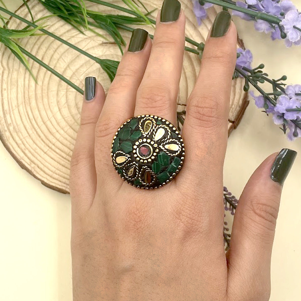 Afghani Adjustable Large Ring