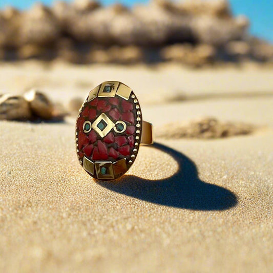 Afghani Adjustable Large Ring