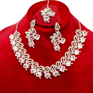 Heart Design Party Wear Turkish Necklace