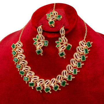 Heart Design Party Wear Turkish Necklace