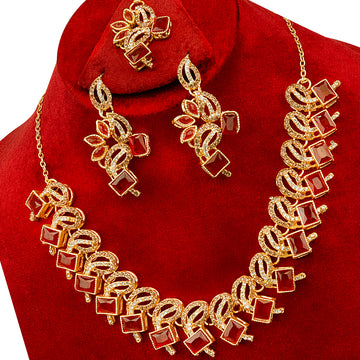 Heart Design Party Wear Turkish Necklace