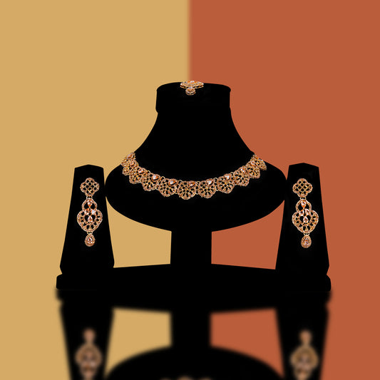 Elegant Friendly Antique Party Wear Necklace