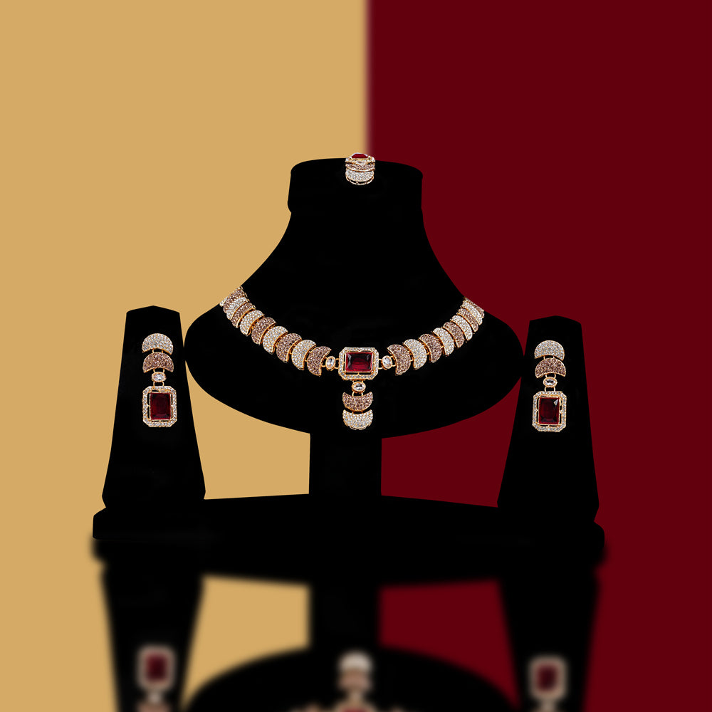 Regal Radiance Party Wear Necklace