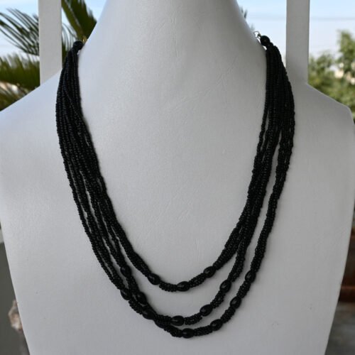 Faceted Rondelle Beads Mala