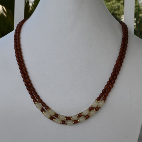 Turquoise& Sterling Pearls Mala