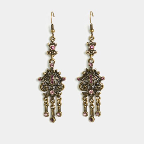 Vintage Long Victorian Earrings