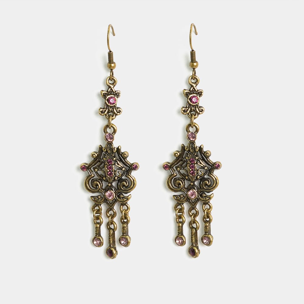 Vintage Long Victorian Earrings