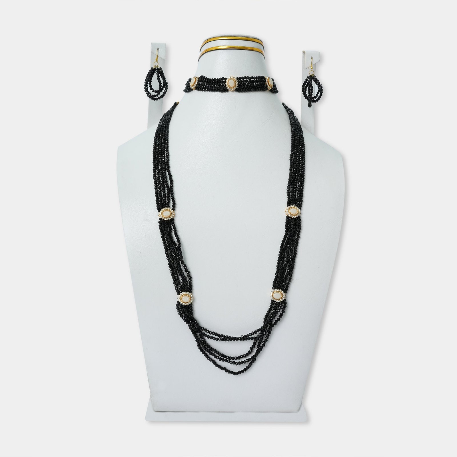 Victorian Poli Pearl Long Double Mala Set