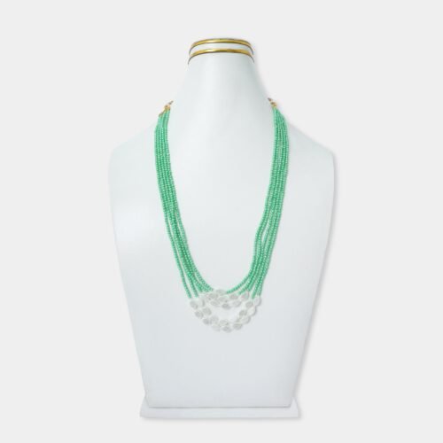 Ethnic Multistrand Pearl Mala