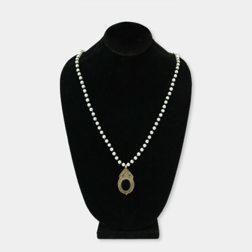 Premium Polki Drop Pearl Mala