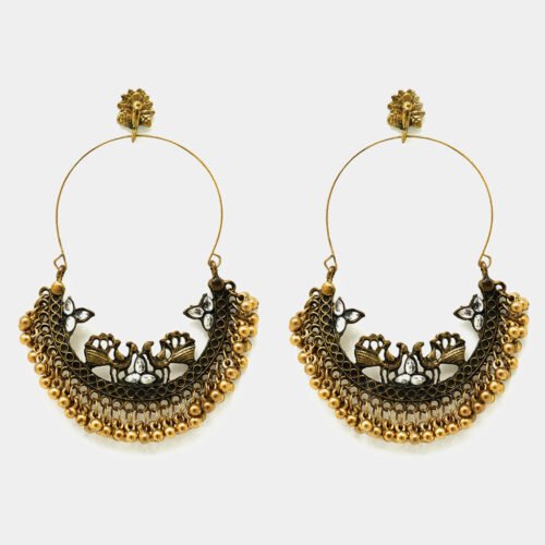 Vintage Drop Oxidized Earrings