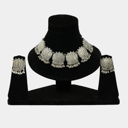 Antique Silver Afghani Choker Necklaces