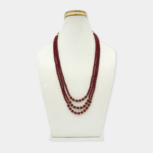 Crystal Pearl Ruby Mala