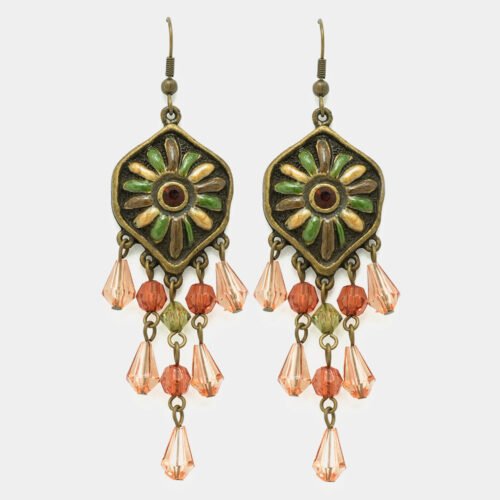 Drop Tussles Oxidized Earrings