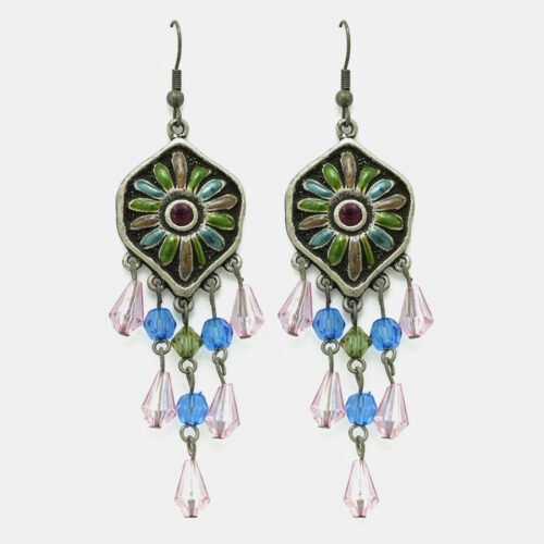 Drop Tussles Oxidized Earrings