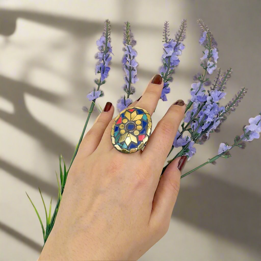Afghani Adjustable Large Ring - Image 2