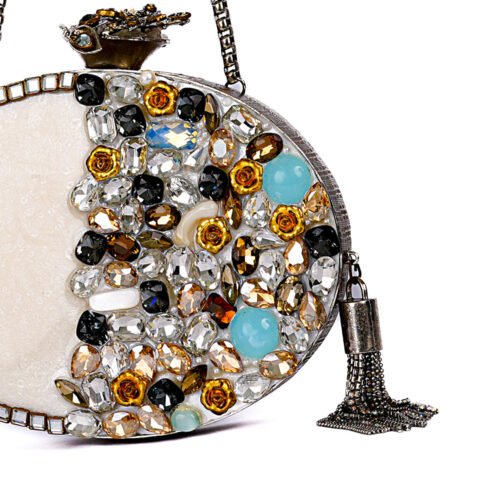 Unique Turkish Stone Fancy Clutch