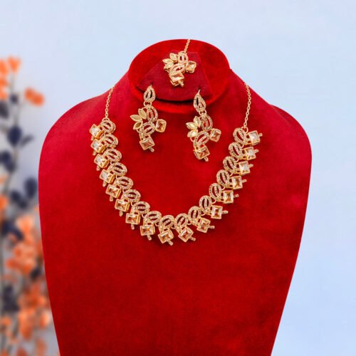 Heart Design Party Wear Turkish Necklace