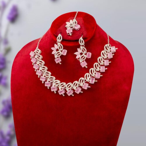 Heart Design Party Wear Turkish Necklace