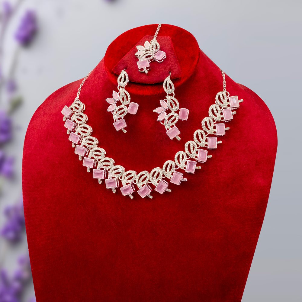 Heart Design Party Wear Turkish Necklace - Image 3