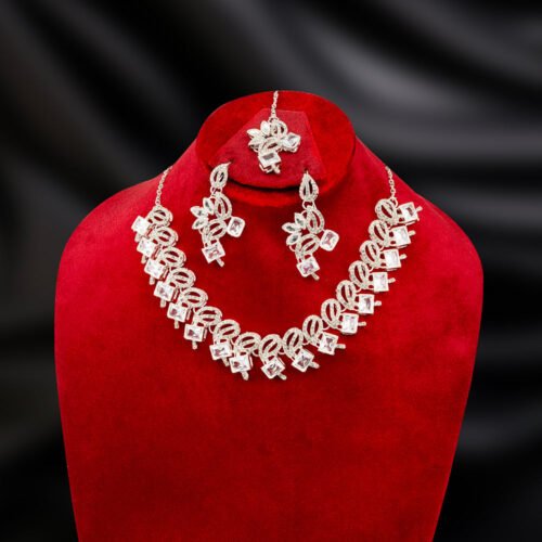 Heart Design Party Wear Turkish Necklace