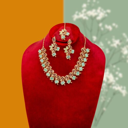 Heart Design Party Wear Turkish Necklace