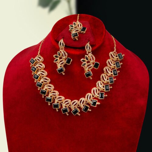 Heart Design Party Wear Turkish Necklace