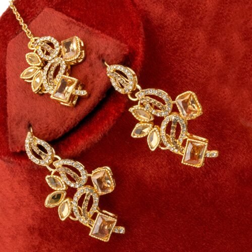 Heart Design Party Wear Turkish Necklace