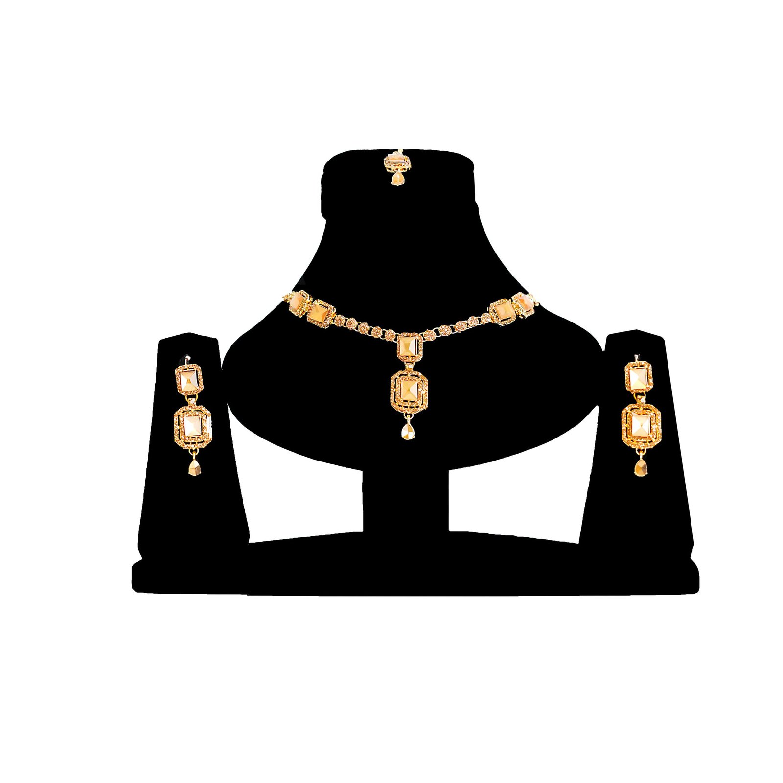 Indian Cubic&Zirconia Necklace