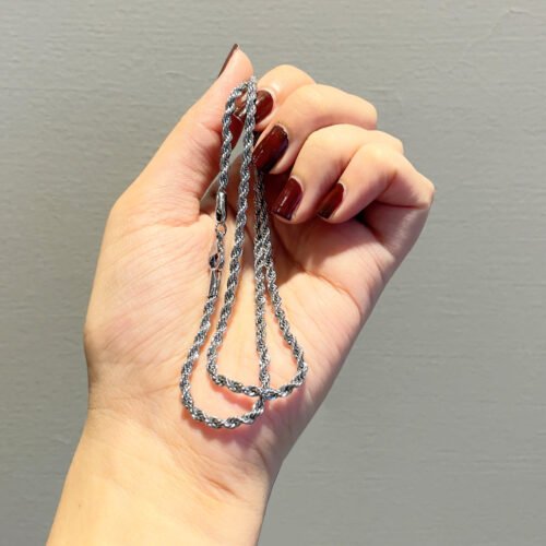 Twisted Silver Chain